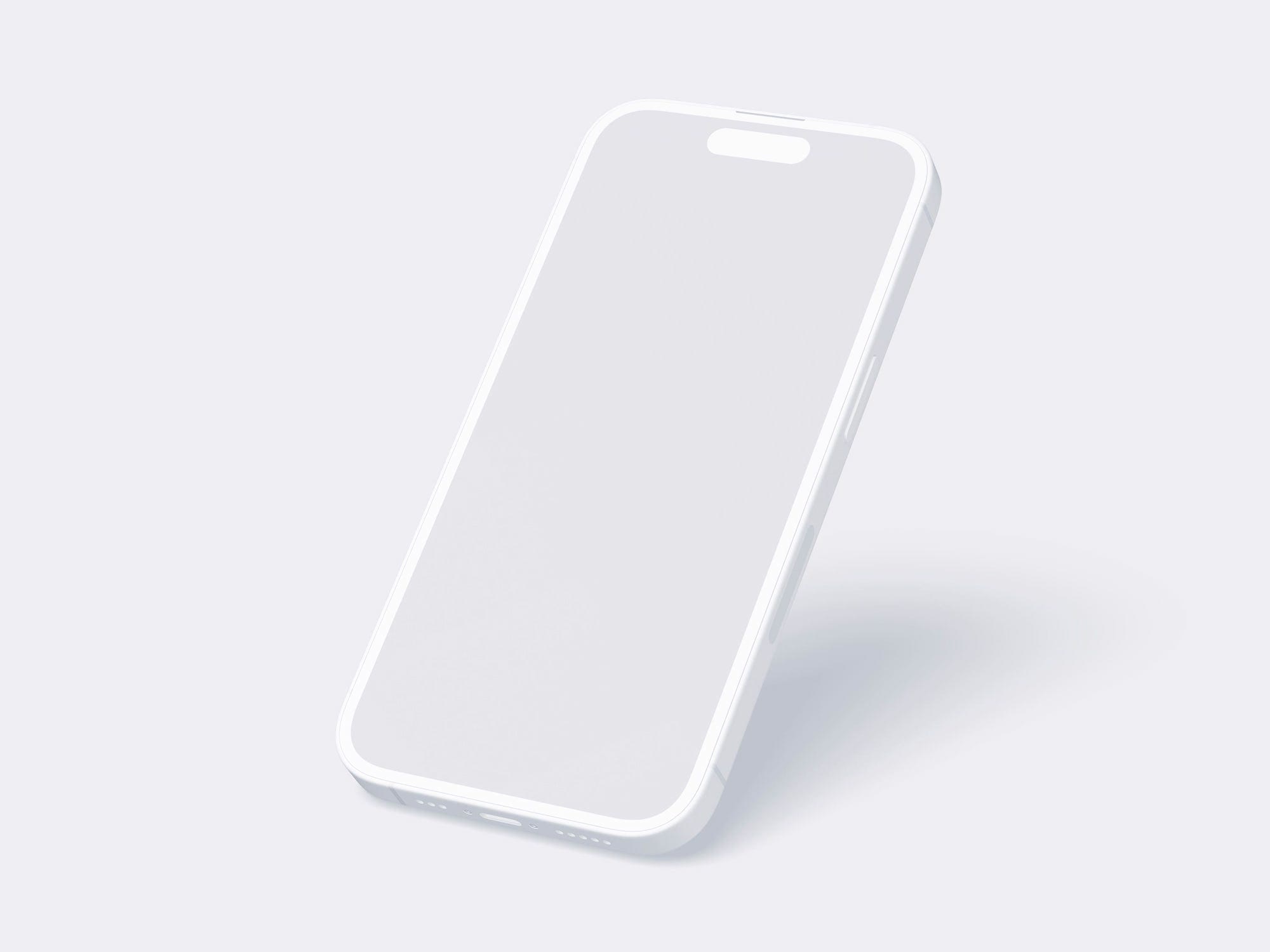 iPhone 14 Pro Clay Mockup, Scene 15