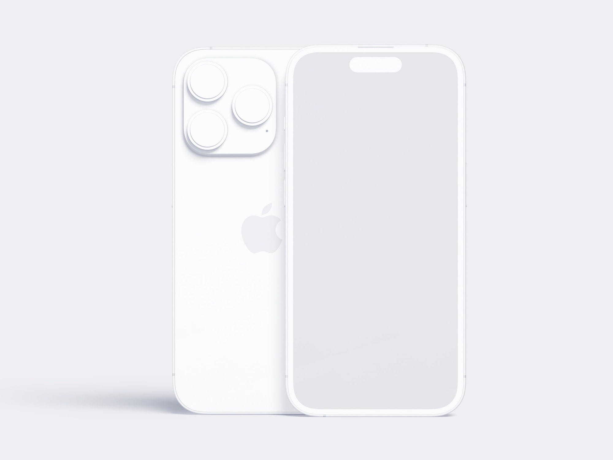 iPhone 14 Pro Clay Mockup, Scene 18