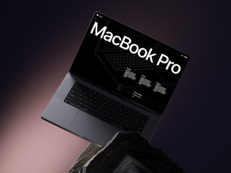 B-Mockups: Macbook Pro, Scene 11