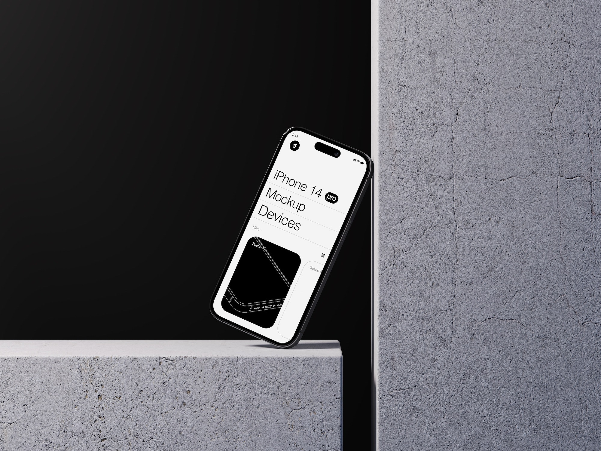 A-Mockups: iPhone 14 Pro, Scene 05