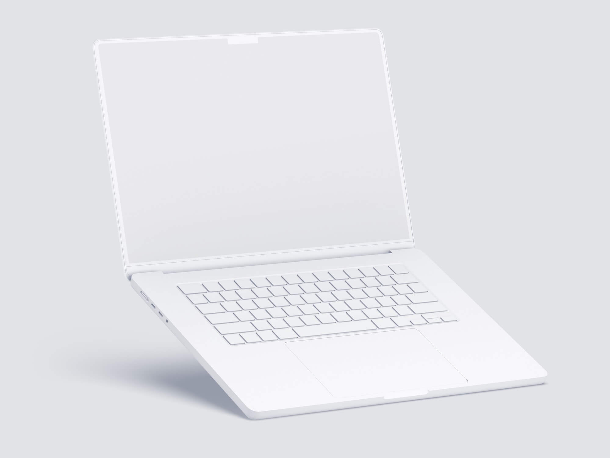 MacBook Pro 16 inch Clay Mockups, Scene 07