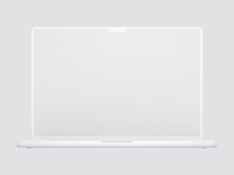 MacBook Pro 16 inch Clay Mockups, Scene 06