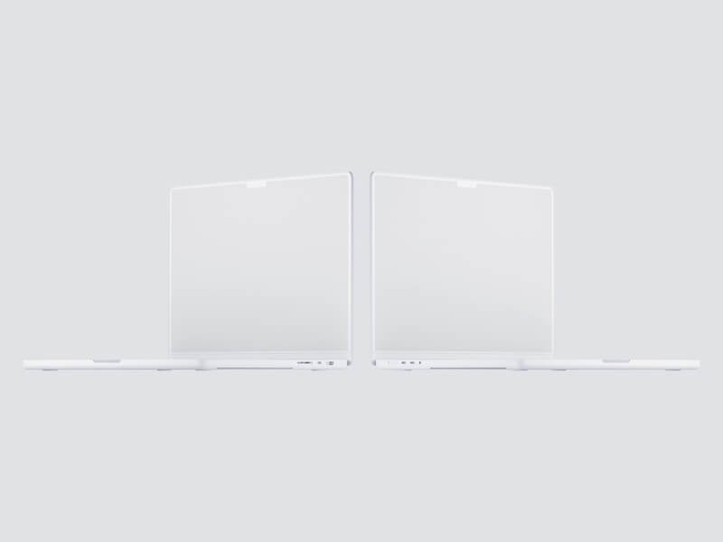 MacBook Pro 16 inch Clay Mockups, Scene 02