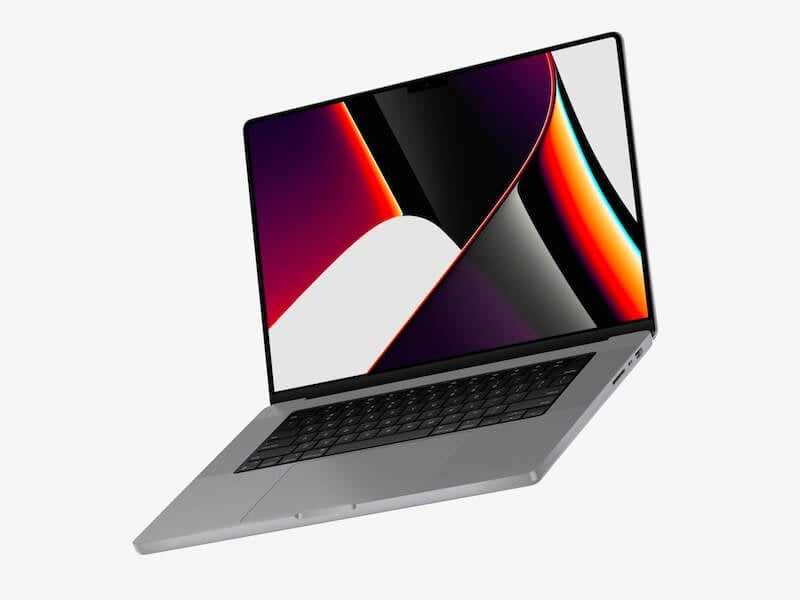 MacBook Pro 16 inch Realistic Mockups, Scene 04