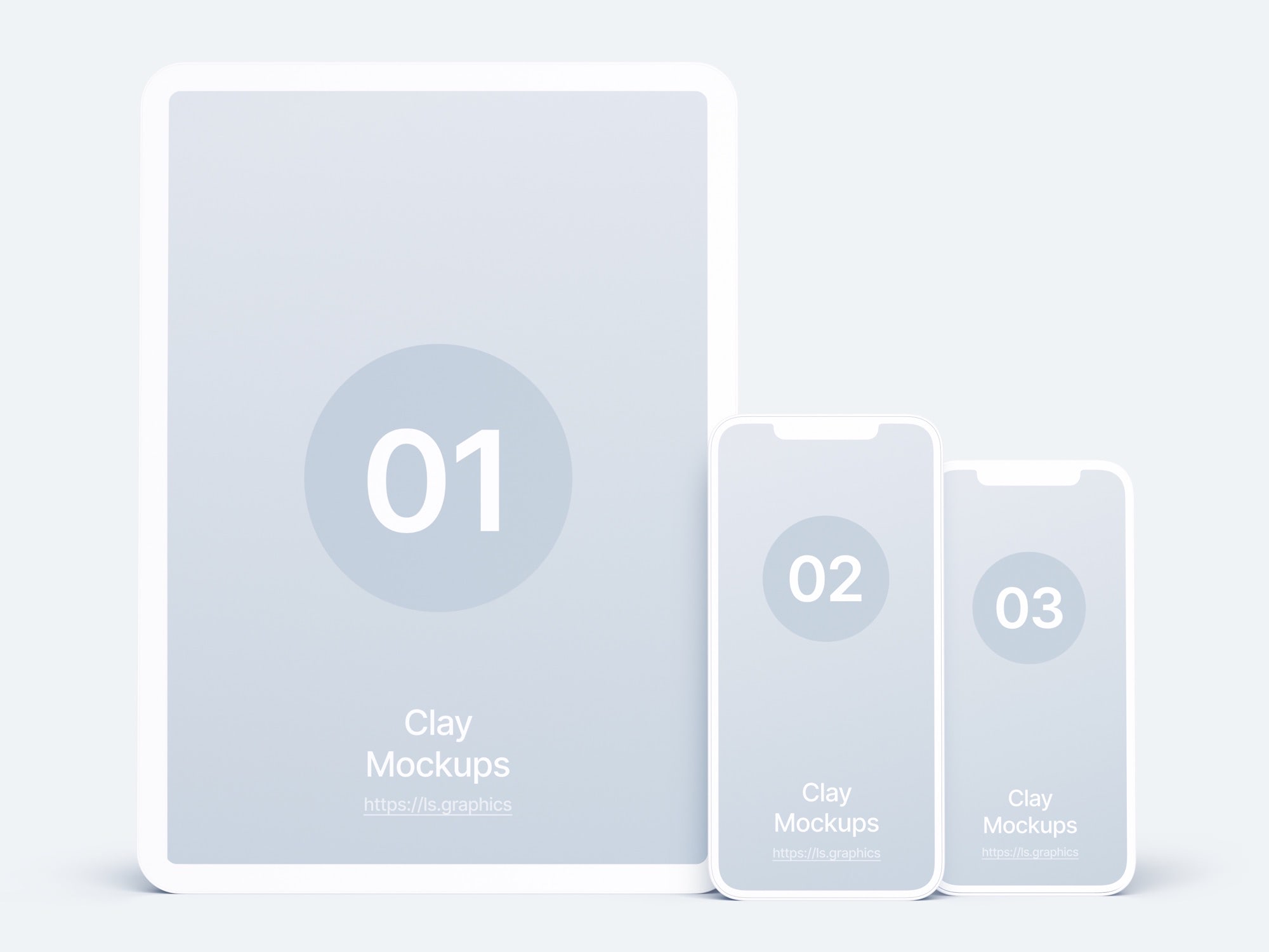 iPhone Clay Mockups, Scene 10