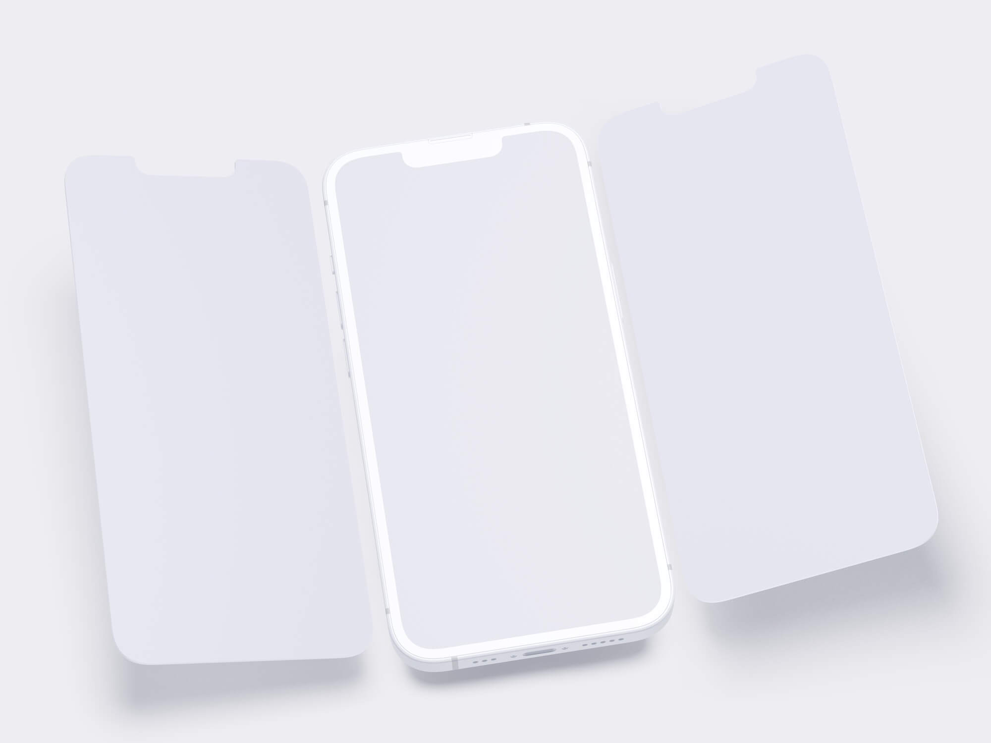 iPhone 13 Clay Mockups, Scene 10