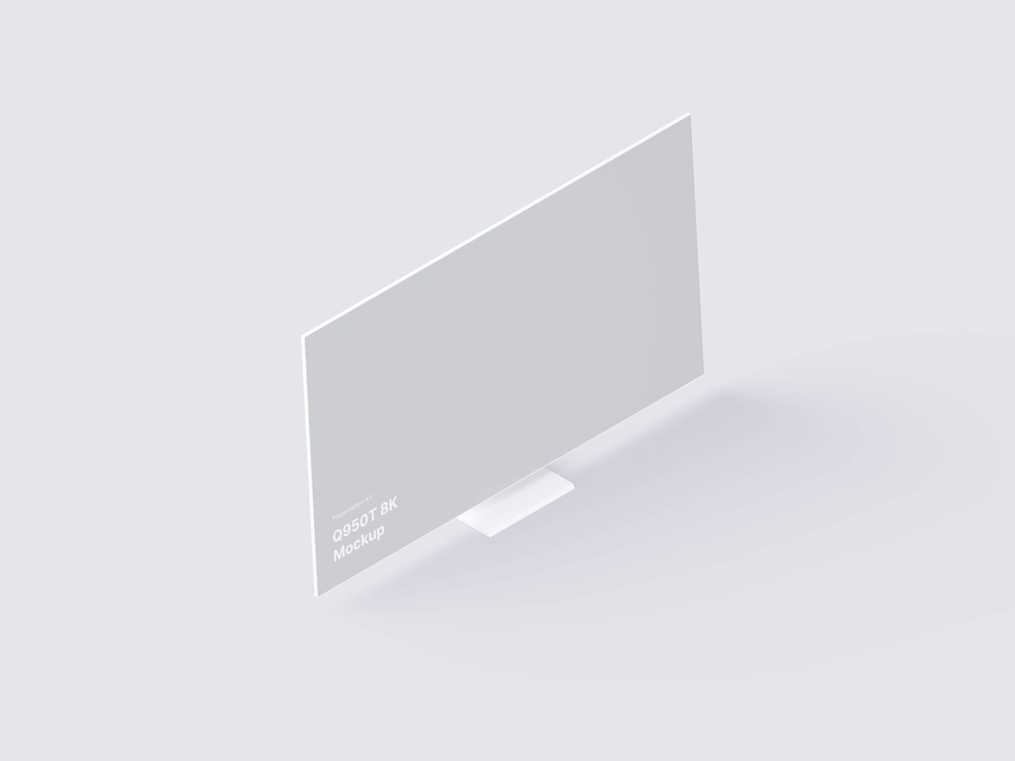 Samsung TV Clay Mockups (Q950T 8K), Scene 12