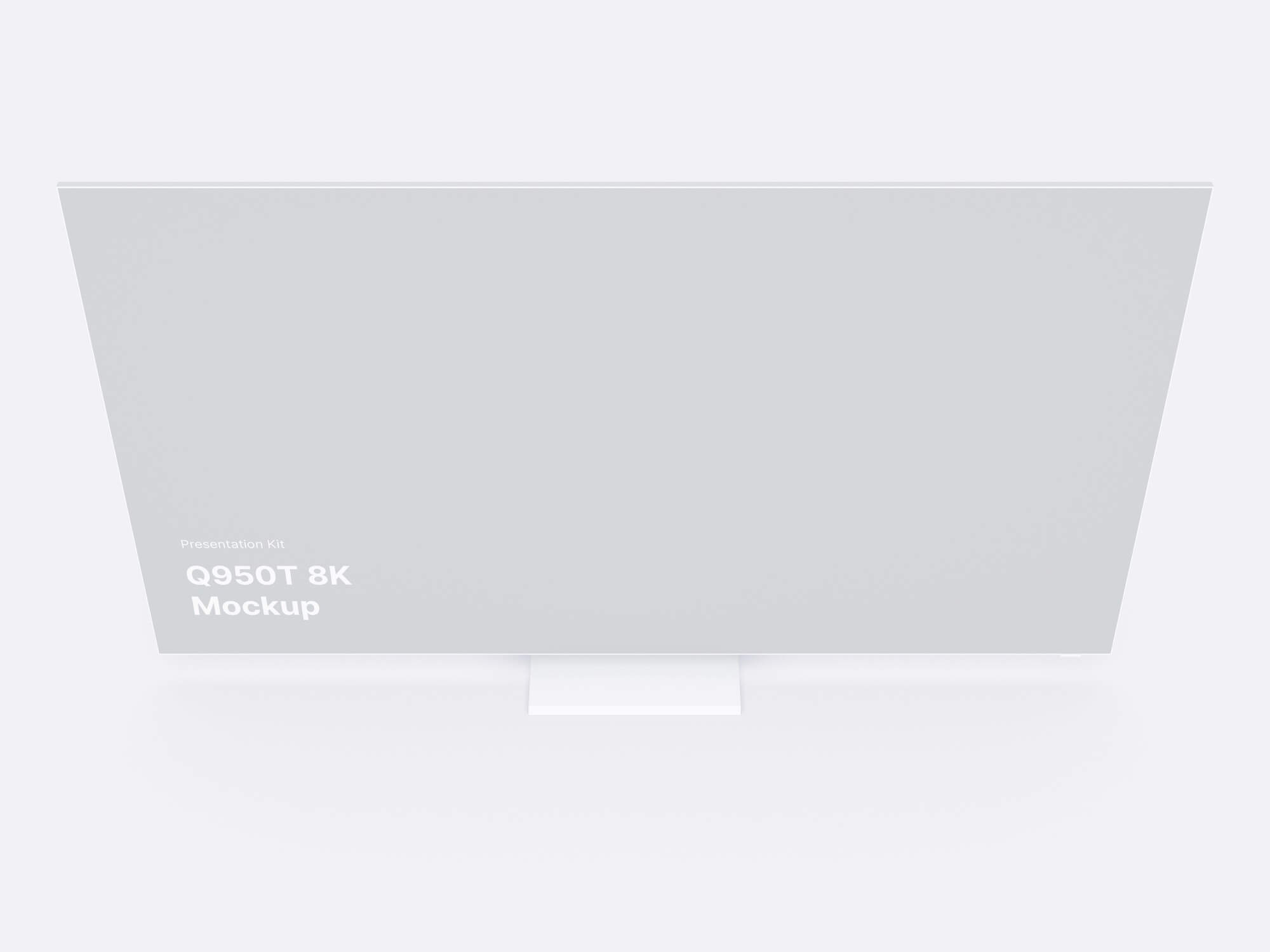 Samsung TV Clay Mockups (Q950T 8K), Scene 04