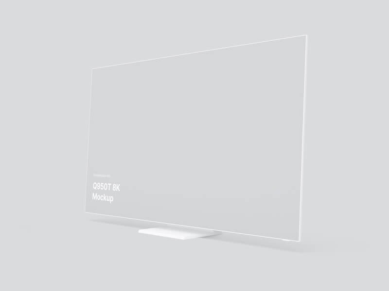 Samsung TV Clay Mockups (Q950T 8K), Scene 03