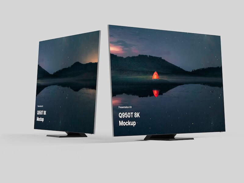 Samsung TV Realistic Mockups (Q950T 8K), Scene 07
