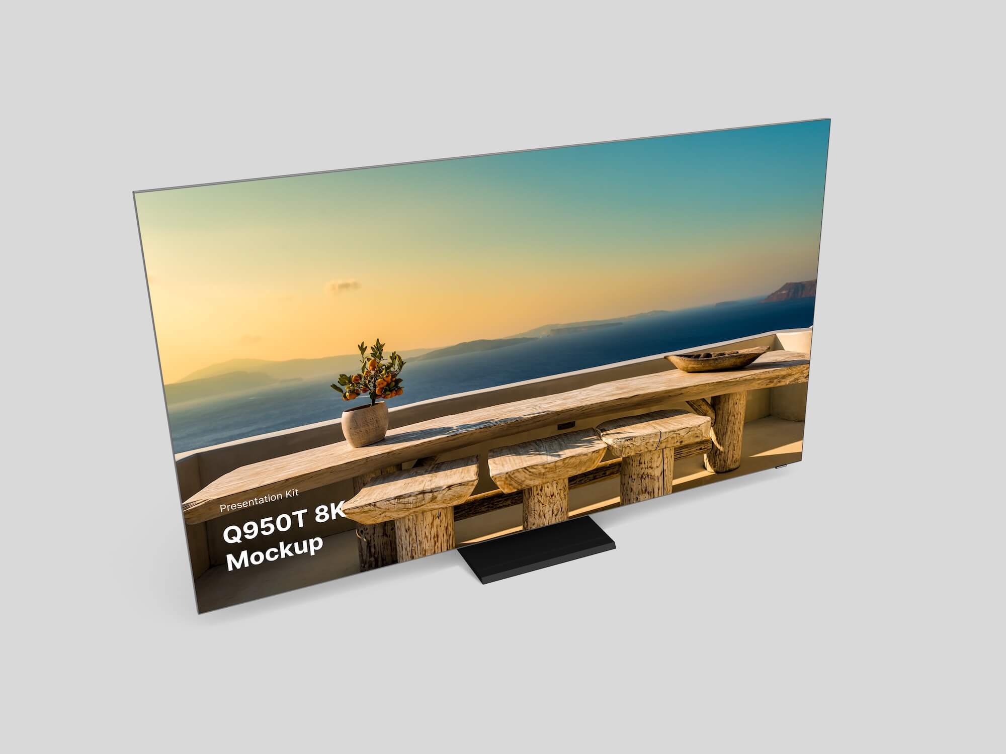 Samsung TV Realistic Mockups (Q950T 8K), Scene 10