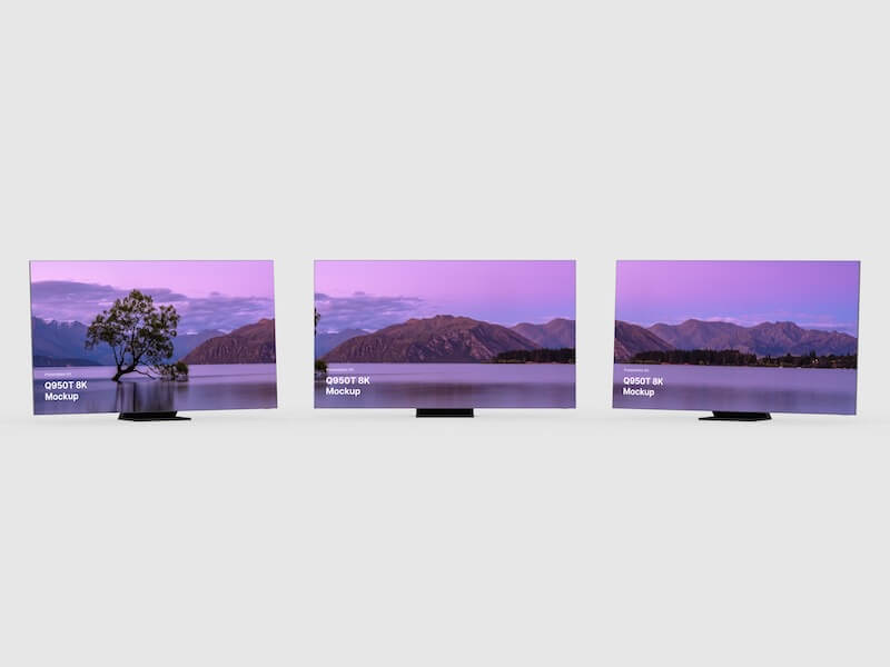 Samsung TV Realistic Mockups (Q950T 8K), Scene 05