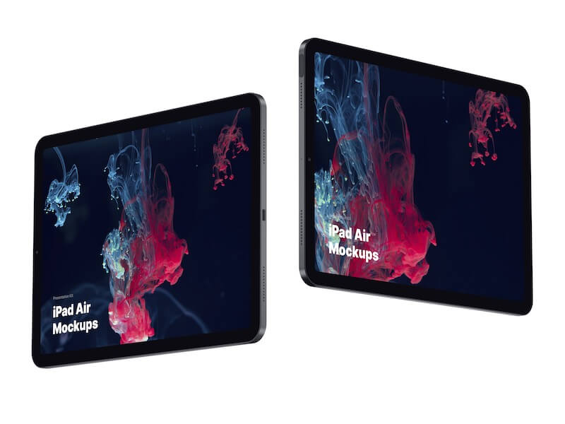 iPad Air (2020) Realistic Mockups, Scene 02