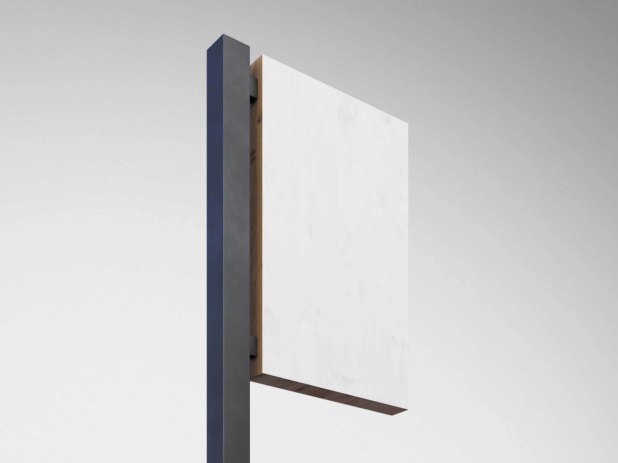 Sign Mockup, Wood, Scene 06