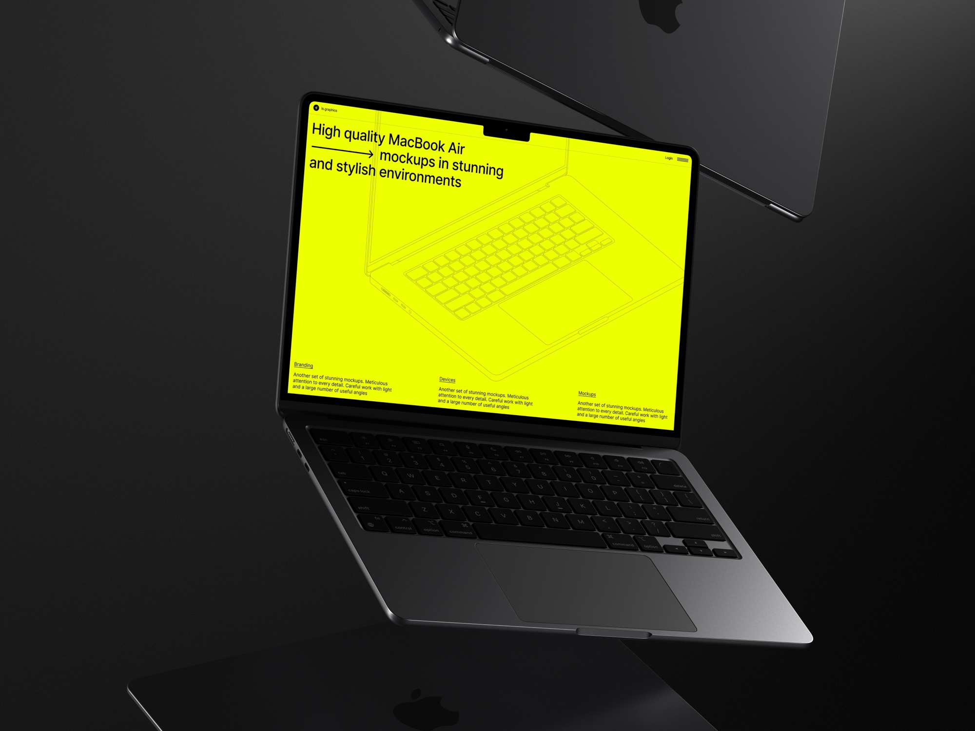 E-Mockups: MacBook Air, Scene 01