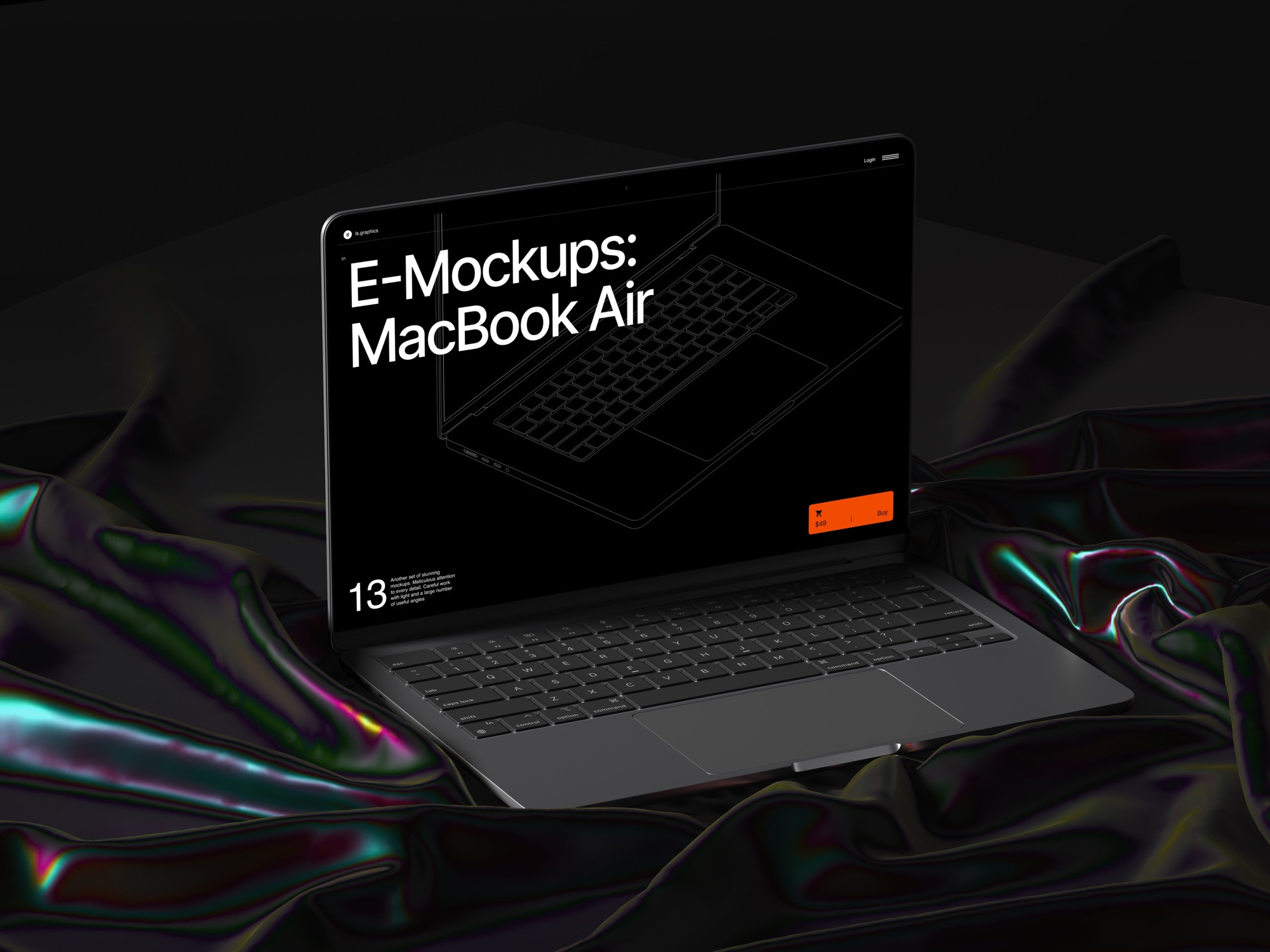 E-Mockups: MacBook Air, Scene 02