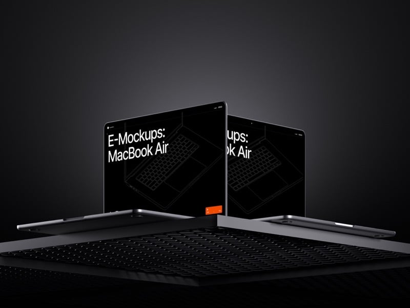 E-Mockups: MacBook Air, Scene 16