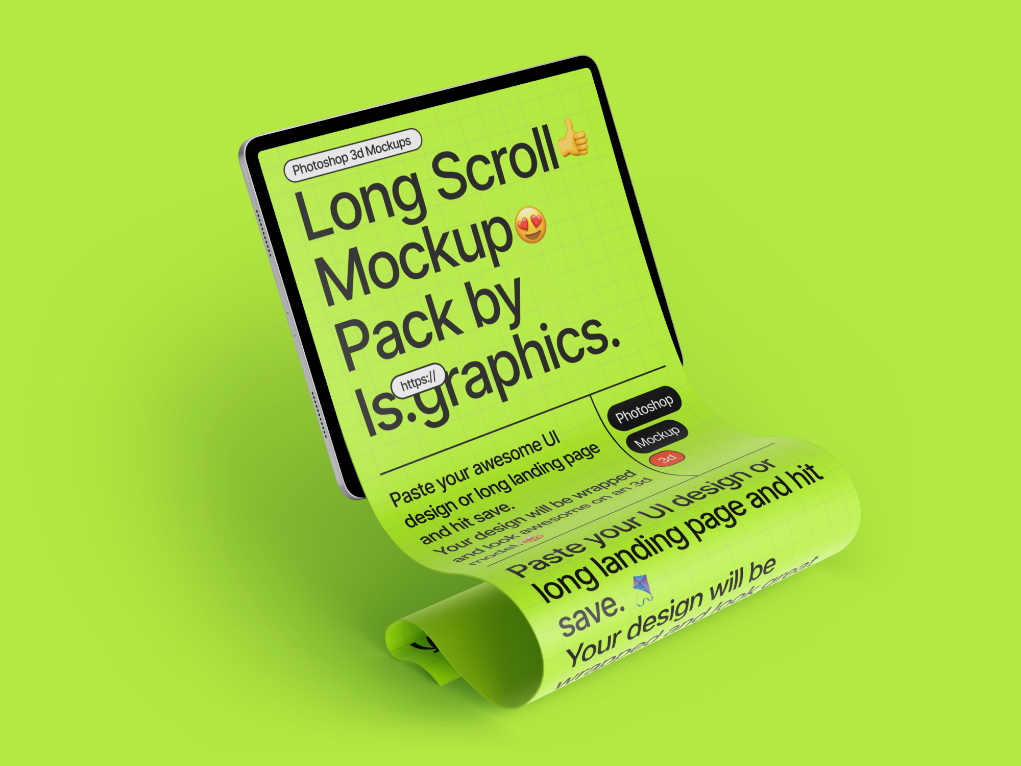 Long Scroll Mockups, Scene 33