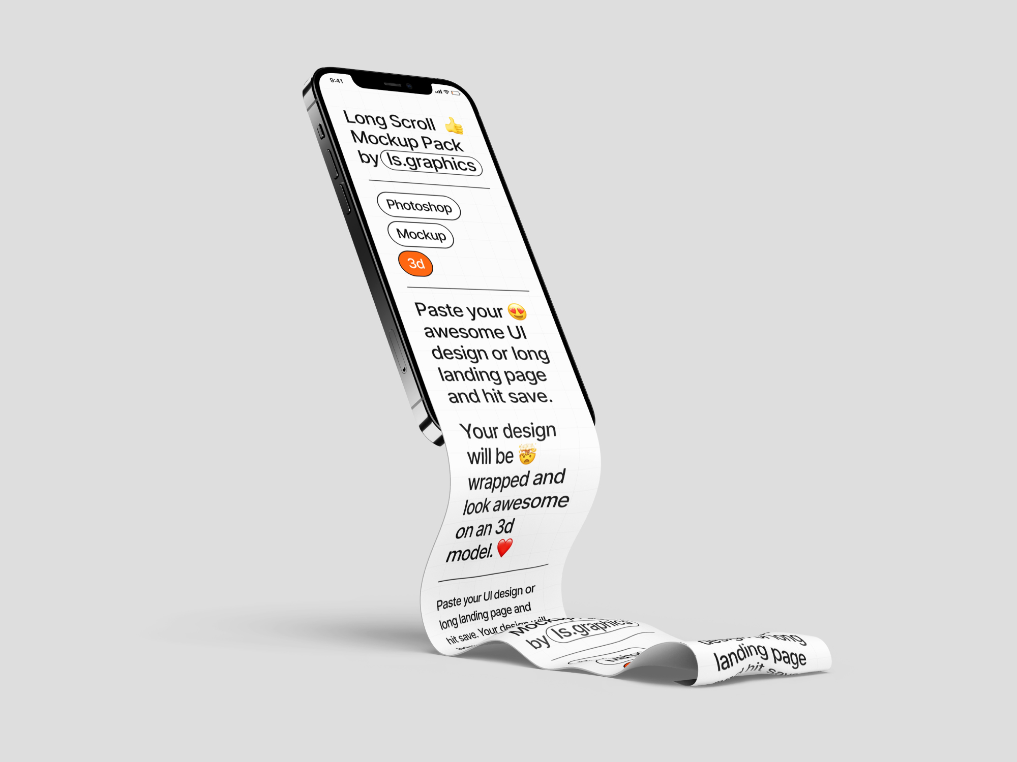 Long Scroll Mockups, Scene 16