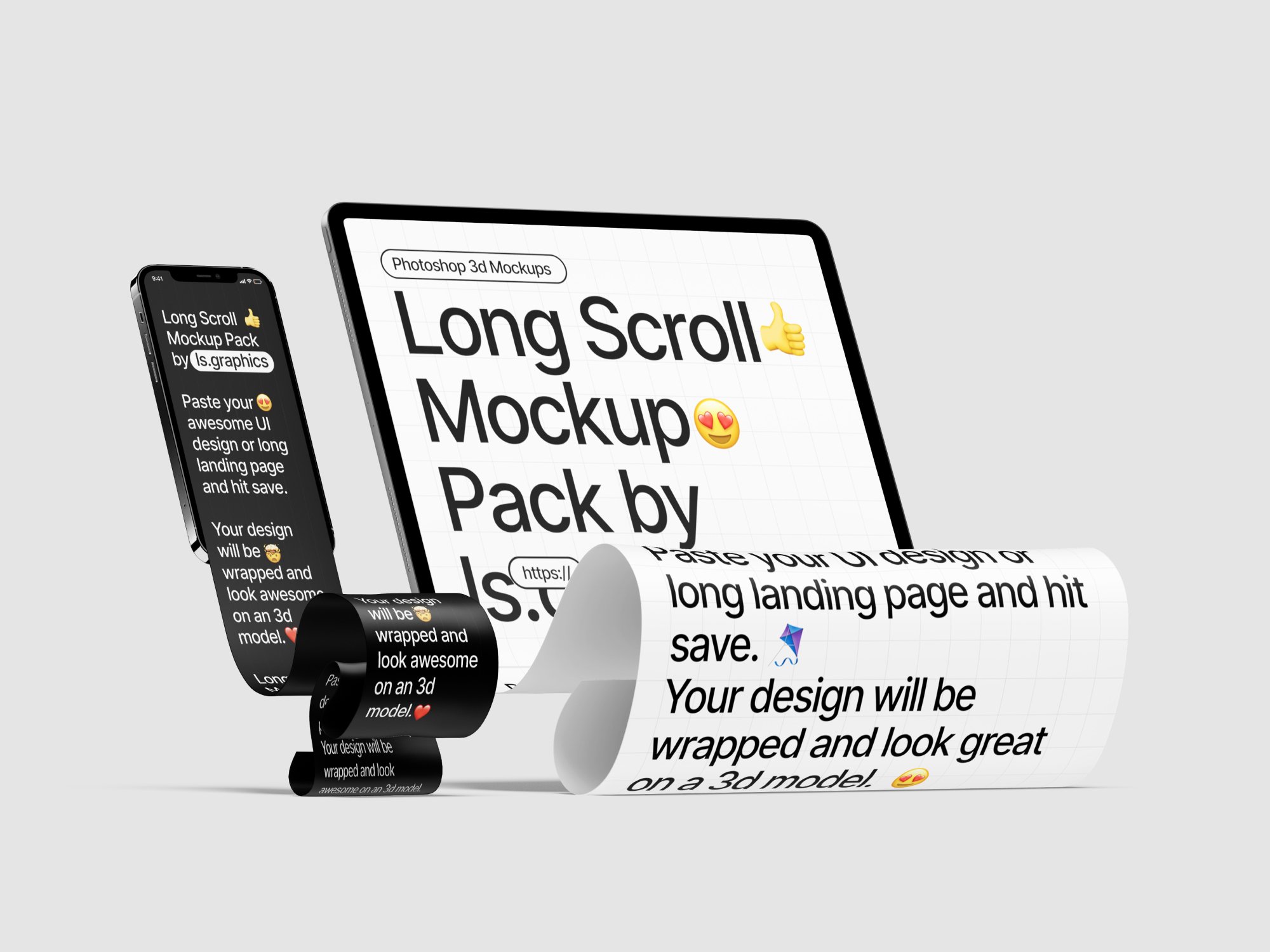 Long Scroll Mockups, Scene 13