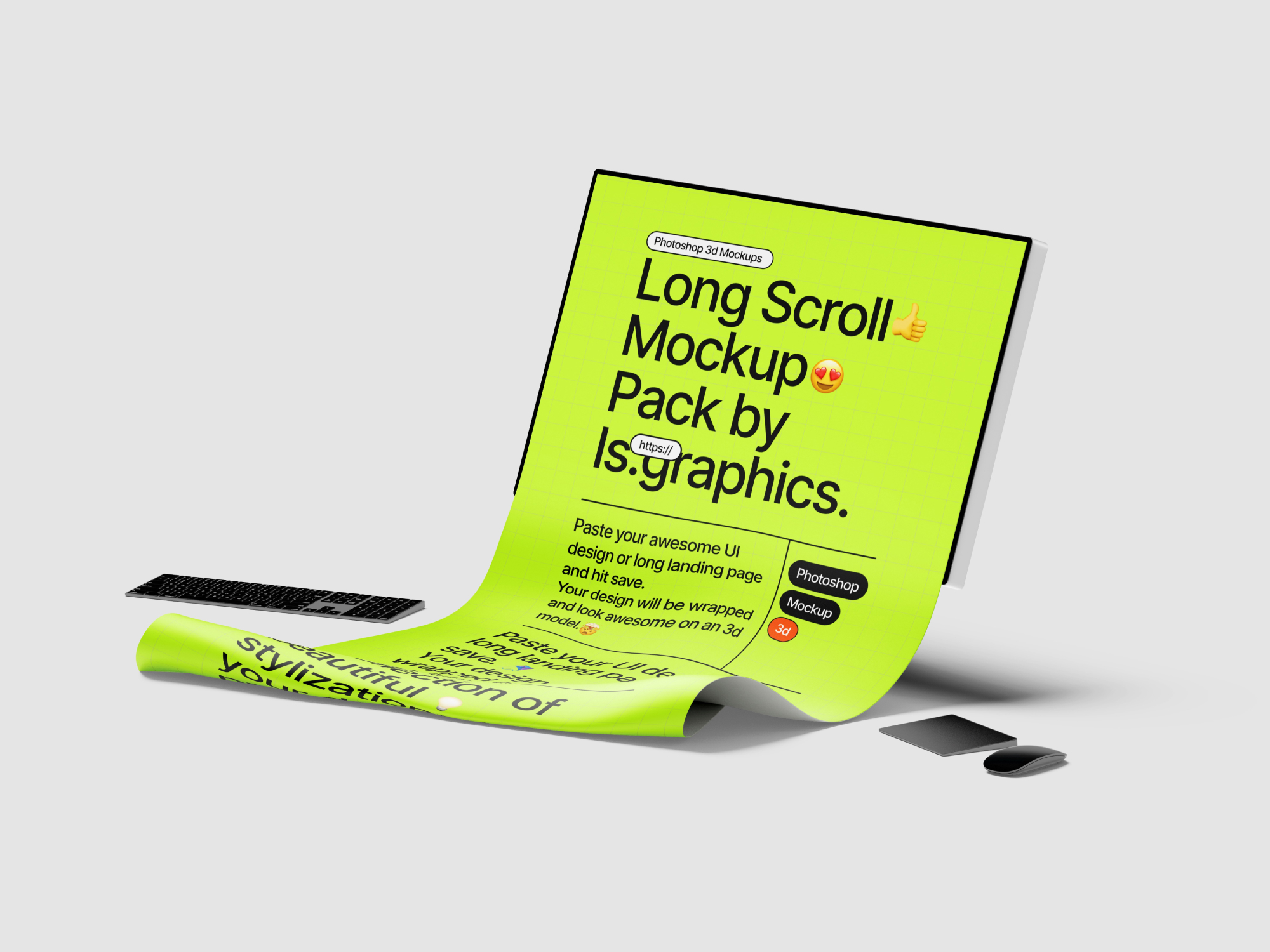 Long Scroll Mockups, Scene 11