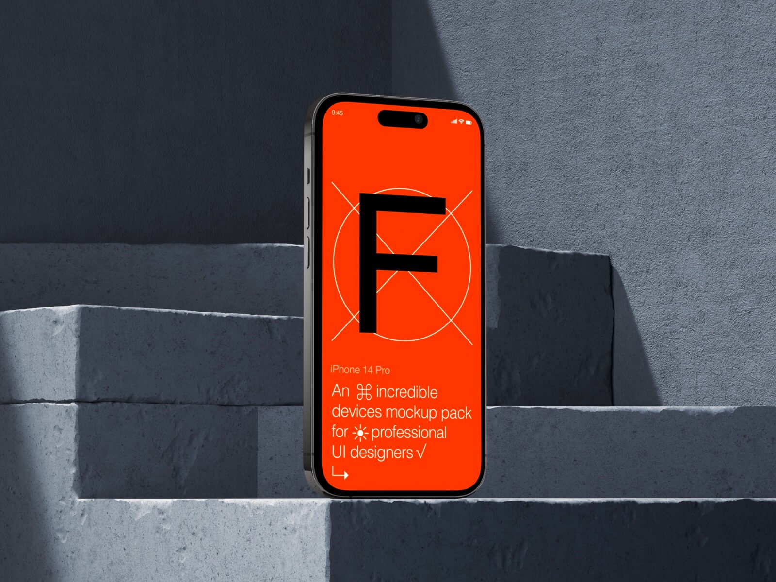 Free F-Mockup: iPhone 14 Pro Max