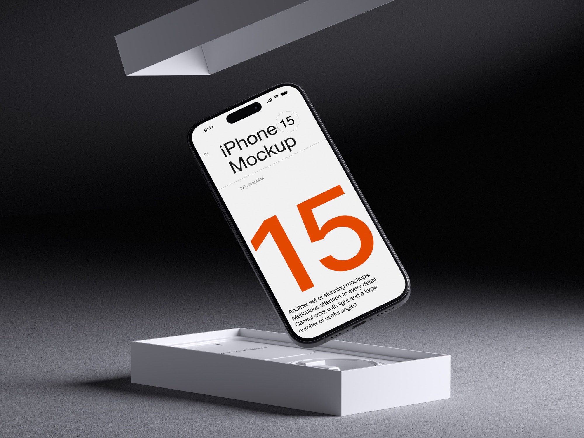 I-Mockups: iPhone 15, Scene 01