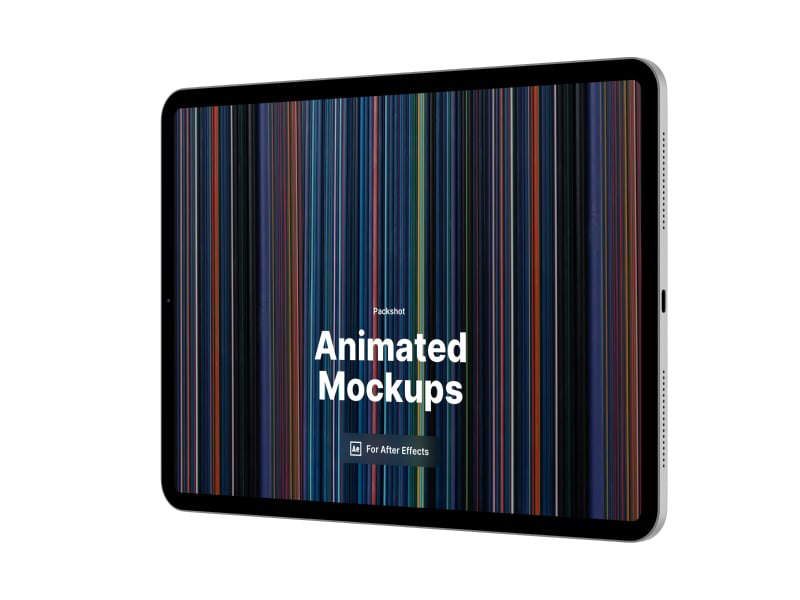 iPad Pro Animated Mockup, Scene 04