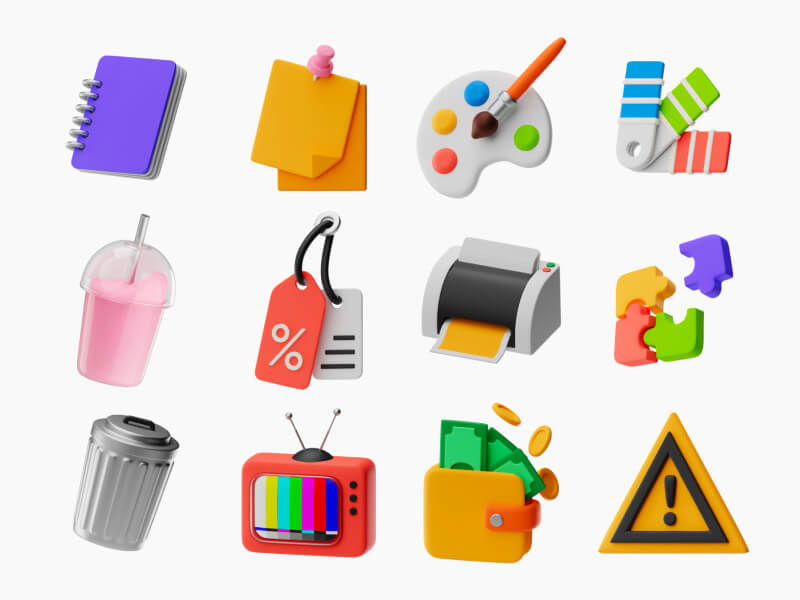 Booomps! 3D Icons Pack