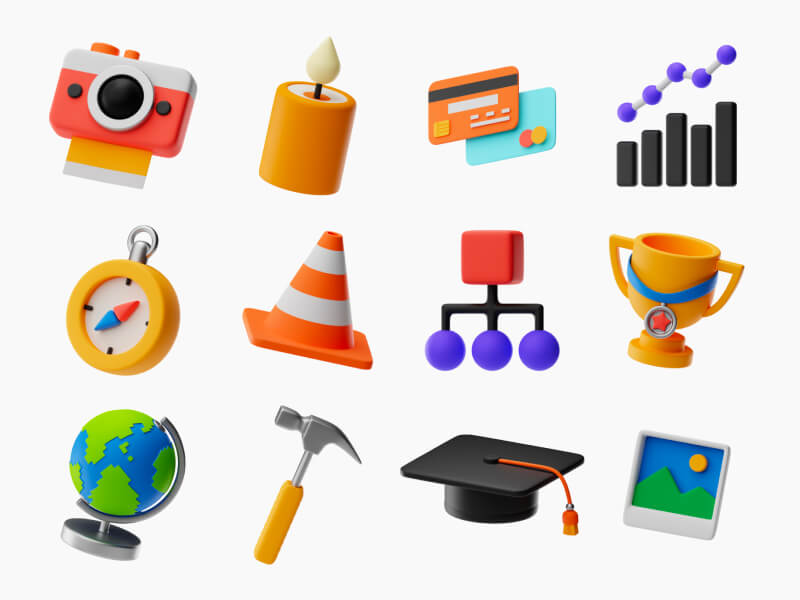 Booomps! 3D Icons Pack