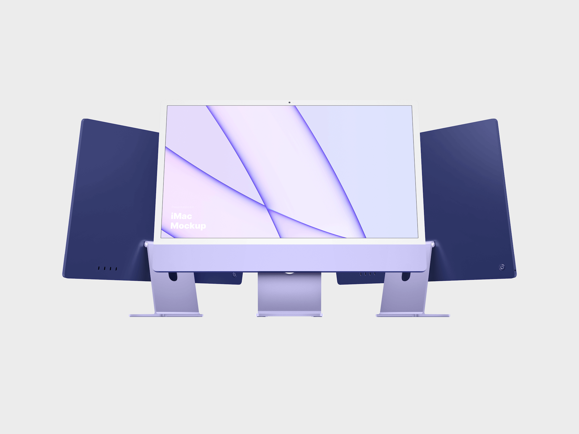 iMac 24-inch Realistic Mockups, Scene 07